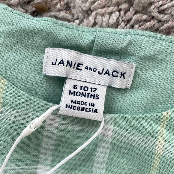 Janie & Jack romper -size 6-12 M -NWT - Picture 2 of 5